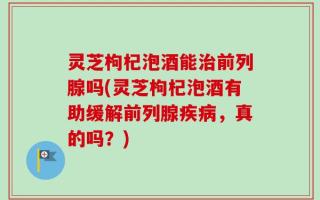 灵芝枸杞泡酒能治前列腺吗(灵芝枸杞泡酒有助缓解前列腺疾病，真的吗？)