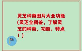 灵芝种类图片大全功能(灵芝全图鉴，了解灵芝的种类、功能、特点！)