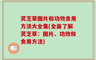 灵芝草图片和功效食用方法大全集(全面了解灵芝草：图片、功效和食用方法)