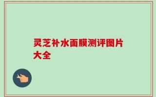 灵芝补水面膜测评图片大全