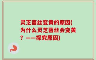 灵芝菌丝变黄的原因(为什么灵芝菌丝会变黄？——探究原因)