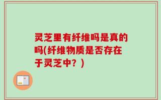 灵芝里有纤维吗是真的吗(纤维物质是否存在于灵芝中？)