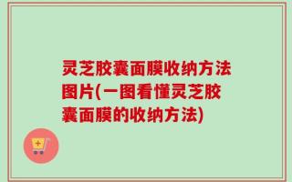 灵芝胶囊面膜收纳方法图片(一图看懂灵芝胶囊面膜的收纳方法)