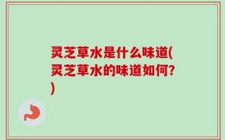 灵芝草水是什么味道(灵芝草水的味道如何？)