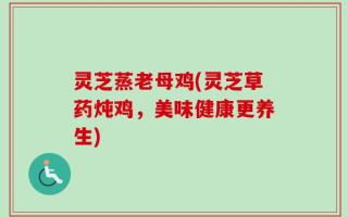灵芝蒸老母鸡(灵芝草药炖鸡，美味健康更养生)