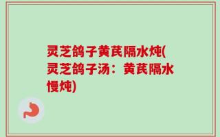灵芝鸽子黄芪隔水炖(灵芝鸽子汤：黄芪隔水慢炖)