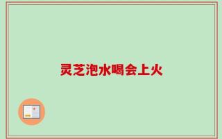 灵芝泡水喝会上火