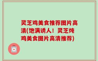 灵芝鸡美食推荐图片高清(饱满诱人！灵芝炖鸡美食图片高清推荐)