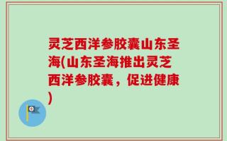 灵芝西洋参胶囊山东圣海(山东圣海推出灵芝西洋参胶囊，促进健康)