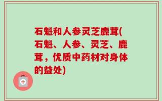 石魁和人参灵芝鹿茸(石魁、人参、灵芝、鹿茸，优质中药材对身体的益处)