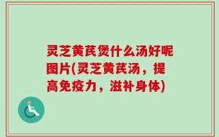 灵芝黄芪煲什么汤好呢图片(灵芝黄芪汤，提高免疫力，滋补身体)