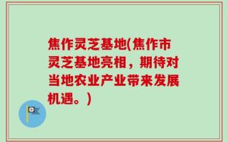 焦作灵芝基地(焦作市灵芝基地亮相，期待对当地农业产业带来发展机遇。)