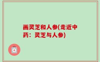 画灵芝和人参(走近中药：灵芝与人参)