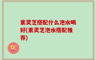紫灵芝搭配什么泡水喝好(紫灵芝泡水搭配推荐)