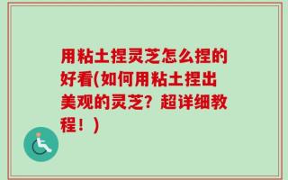 用粘土捏灵芝怎么捏的好看(如何用粘土捏出美观的灵芝？超详细教程！)