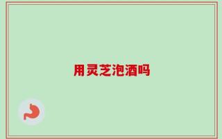 用灵芝泡酒吗