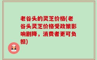 老谷头的灵芝价格(老谷头灵芝价格受政策影响剧降，消费者更可负担)