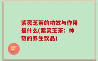 紫灵芝茶的功效与作用是什么(紫灵芝茶：神奇的养生饮品)