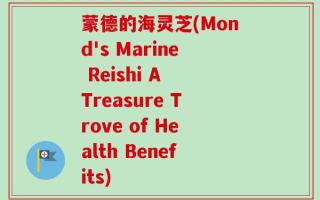 蒙德的海灵芝(Mond's Marine Reishi A Treasure Trove of Health Benefits)