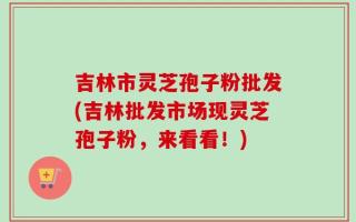 吉林市灵芝孢子粉批发(吉林批发市场现灵芝孢子粉，来看看！)
