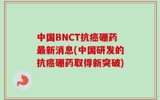 中国BNCT抗癌硼药最新消息(中国研发的抗癌硼药取得新突破)