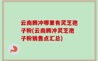 云南腾冲哪里有灵芝孢子粉(云南腾冲灵芝孢子粉销售点汇总)