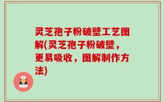 灵芝孢子粉破壁工艺图解(灵芝孢子粉破壁，更易吸收，图解制作方法)