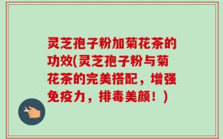 灵芝孢子粉加菊花茶的功效(灵芝孢子粉与菊花茶的完美搭配，增强免疫力，排毒美颜！)