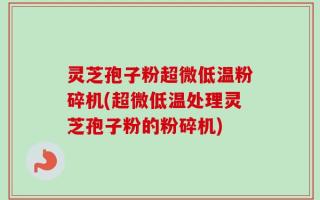 灵芝孢子粉超微低温粉碎机(超微低温处理灵芝孢子粉的粉碎机)
