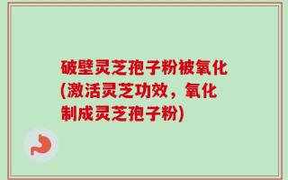 破壁灵芝孢子粉被氧化(激活灵芝功效，氧化制成灵芝孢子粉)