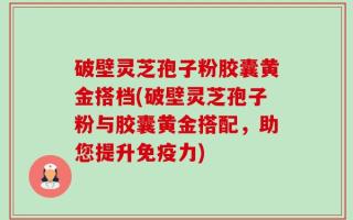 破壁灵芝孢子粉胶囊黄金搭档(破壁灵芝孢子粉与胶囊黄金搭配，助您提升免疫力)