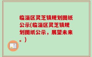 临淄区灵芝镇规划图纸公示(临淄区灵芝镇规划图纸公示，展望未来。)
