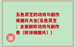 五色灵芝的功效与副作用图片大全(五色灵芝：全面解析功效与副作用（附详细图片）)