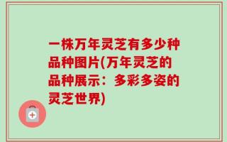 一株万年灵芝有多少种品种图片(万年灵芝的品种展示：多彩多姿的灵芝世界)