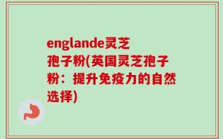 englande灵芝孢子粉(英国灵芝孢子粉：提升免疫力的自然选择)