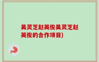 吴灵芝赵英俊吴灵芝赵英俊的合作项目)