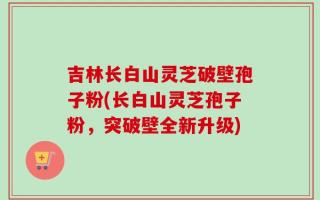 吉林长白山灵芝破壁孢子粉(长白山灵芝孢子粉，突破壁全新升级)