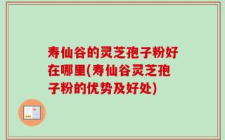 寿仙谷的灵芝孢子粉好在哪里(寿仙谷灵芝孢子粉的优势及好处)