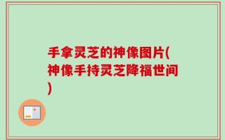 手拿灵芝的神像图片(神像手持灵芝降福世间)