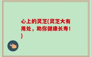 心上的灵芝(灵芝大有用处，助你健康长寿！)