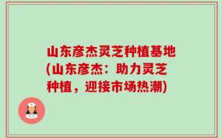 山东彦杰灵芝种植基地(山东彦杰：助力灵芝种植，迎接市场热潮)