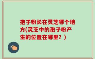 孢子粉长在灵芝哪个地方(灵芝中的孢子粉产生的位置在哪里？)