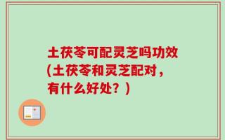土茯苓可配灵芝吗功效(土茯苓和灵芝配对，有什么好处？)