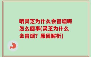 晒灵芝为什么会冒烟呢怎么回事(灵芝为什么会冒烟？原因解析)