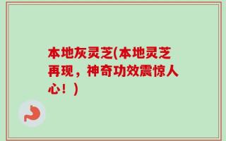 本地灰灵芝(本地灵芝再现，神奇功效震惊人心！)
