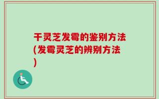 干灵芝发霉的鉴别方法(发霉灵芝的辨别方法)