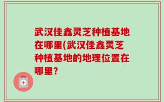 武汉佳鑫灵芝种植基地在哪里(武汉佳鑫灵芝种植基地的地理位置在哪里？
