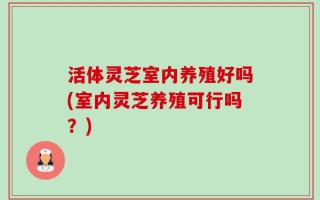 活体灵芝室内养殖好吗(室内灵芝养殖可行吗？)