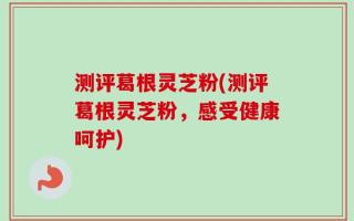 测评葛根灵芝粉(测评葛根灵芝粉，感受健康呵护)