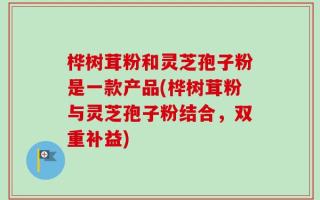桦树茸粉和灵芝孢子粉是一款产品(桦树茸粉与灵芝孢子粉结合，双重补益)